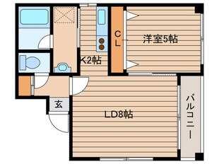 メ－プル元町の物件間取画像